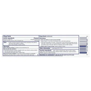 3.4oz each S&S Sensodyne Pronamel Intensive Enamel Repair