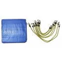 Trail Tarp and Bungee Set (9-Piece)