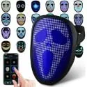 Aiglun Programmable Bluetooth Smart LED Mask with App Control