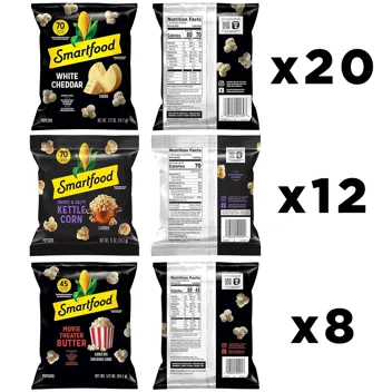 [S&S]: 0.5-Oz Smartfood Popcorn (Variety Pack)