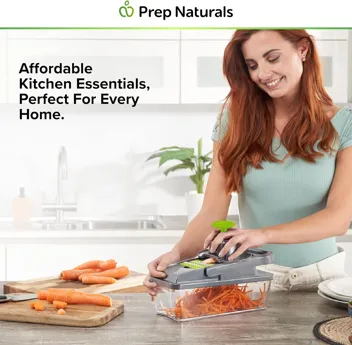 PrepNaturals Vegetable Chopper with Container