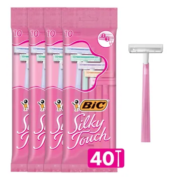 40-Count Silky Touch Twin Blade Disposable Razors