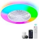 Domanki 24" RGB Color Smart Bladeless Ceiling Fan