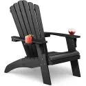 Oversized Weatherproof Plastic Adirondack Chair