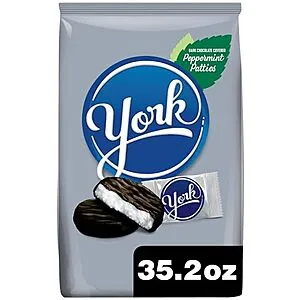 [S&S]: 35.2oz YORK Dark Chocolate Peppermint Patties Candy