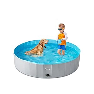 Toozey 63" x 11.8" Slip-Resistant Dog and Kid Pool