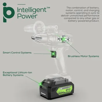 24V Brushless 1/2" Hammer Drill (Metal Chuck 20+3 Clutch / LED Light) + 5 PC Drill Bits, 2.0Ah Battery & Charger Included