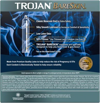 [S&S]: 24-Count Bareskin Thin Premium Lubricated Condoms