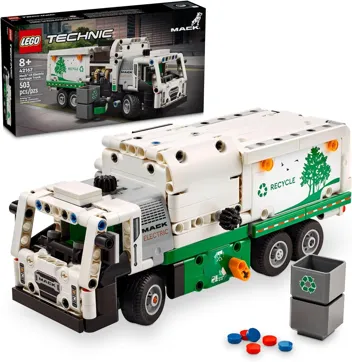 Technic Mack LR Electric Garbage Truck Toy