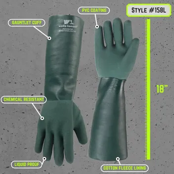 Men's 18 Inch Chemical Gloves