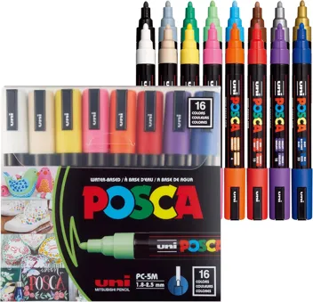 Posca 8-Color Paint Marker Set