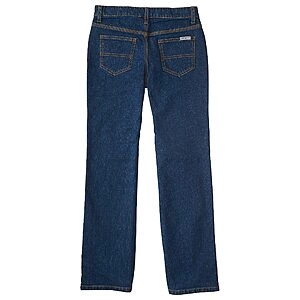 Carhartt Girl's 5 Pocket Jeans-Dark Blue-Size 4