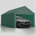 Grezjxc 10ft x 20ft Steel Carport Heavy Duty Awning Car Canopy Tent with Side Walls