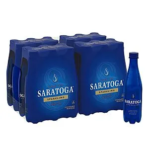 Saratoga Sparkling Spring Water Bottle PET