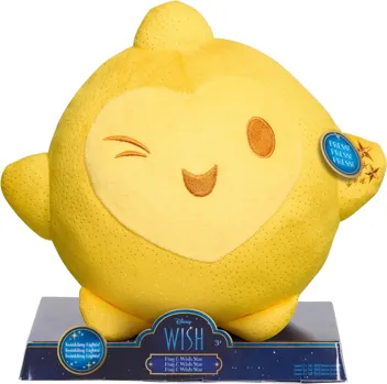 Wish Hug & Wish Star 10-Inch Glowing Plush Star