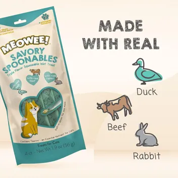 Meowee! Savory Spoonables with Real Duck (4-Count)