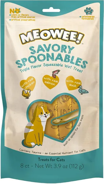 Meowee! Savory Spoonables with Real Duck (4-Count)