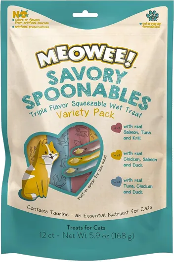 Meowee! Savory Spoonables with Real Duck (4-Count)