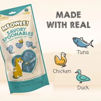 Meowee! Savory Spoonables with Real Duck (4-Count)