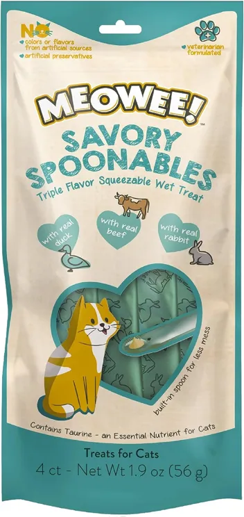 Meowee! Savory Spoonables with Real Duck (4-Count)