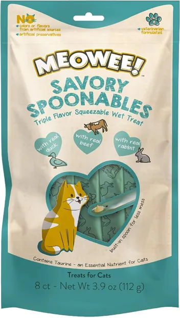 Meowee! Savory Spoonables with Real Duck (4-Count)