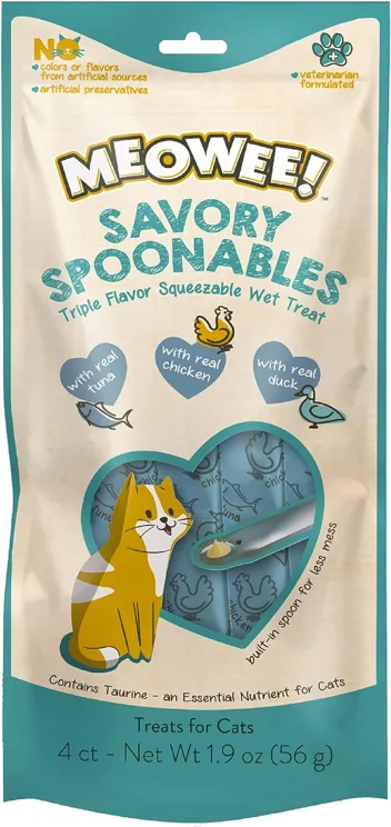 Meowee! Savory Spoonables with Real Duck (4-Count)