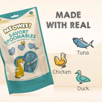 Meowee! Savory Spoonables with Real Duck (4-Count)