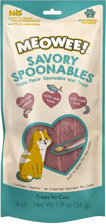 Meowee! Savory Spoonables with Real Duck (4-Count)