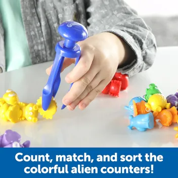 Grab and Sort Toddler Fine Motor Skill Builder 37 PC + Free S&H w/ Walmart+ or Prime