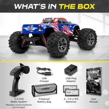 LAEGENDARY 1:10 Scale 4x4 Off-Road RC Truck