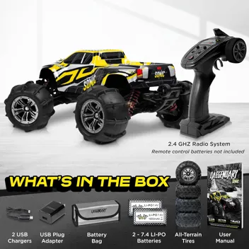 LAEGENDARY 1:10 Scale 4x4 Off-Road RC Truck