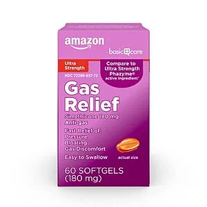 Ultra Strength Gas Relief Softgels, 60 Count