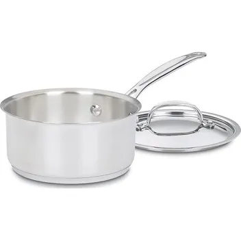 Chef's Classic 1 Stainless Steel Saucepan with Cover