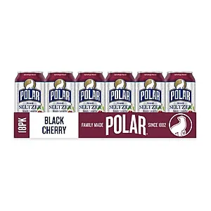 12oz Polar Seltzer Water Black Cherry