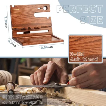 Funistree Wood Phone Docking Station Organizer