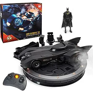 DC Comics Limited Edition 1989 Batmobile RC Car w/ Batman Action Figure