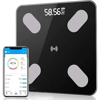 Crlkssjx Body Weight Digital Bathroom Scale with Bluetooth, Smart App