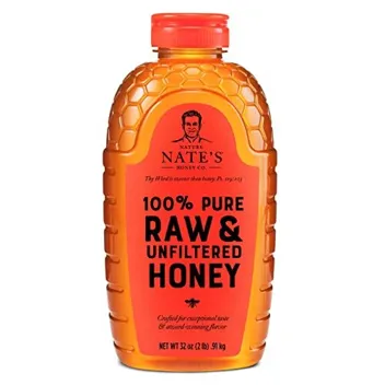 100% Pure Raw & Unfiltered Honey 32oz Squeeze Bottle