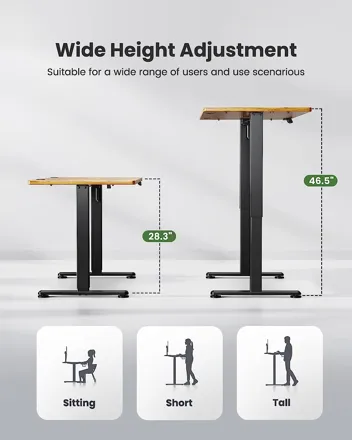 Marsail 48 * 24 Inch Electric Standing Desk