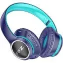 FFZ K21 Kids Wireless BLuetooth Headphones (Navy Blue & Purple)