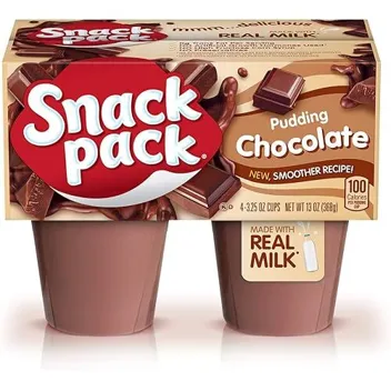 13oz Chocolate Pudding Cups (4-Count)