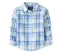 The Children's Place Long Sleeve Woven Button Up Shirt