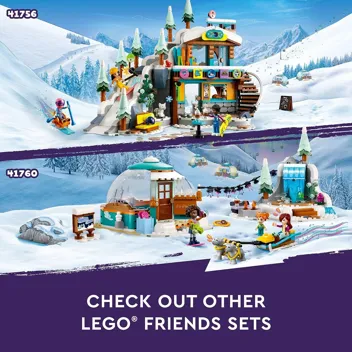 491-Piece Friends Igloo Holiday Adventure Building Toy