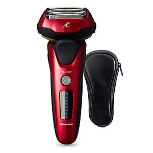 ARC5 Electric Razor for Men w/ Pop-up Trimmer (Red)