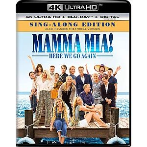 Mamma Mia! Here We Go Again (4K UHD + Blu-ray + Digital)