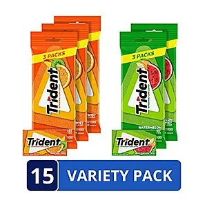 [S&S]: 14-Piece Trident Sugar Free Gum (Variety Pack)