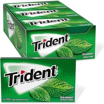 14-Piece Spearmint Sugar Free Gum