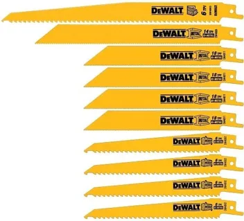 Reciprocating Saw Blades (10-Piece)