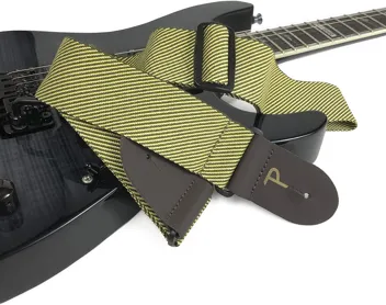 Perri's Leathers Ltd. Adjustable Cotton Deluxe Guitar Straps, Made in Canada