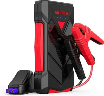 Nexpow T11F 1000A Peak 12V Car Battery Jump Starter (Up to 7L gas, 5.5L diesel)